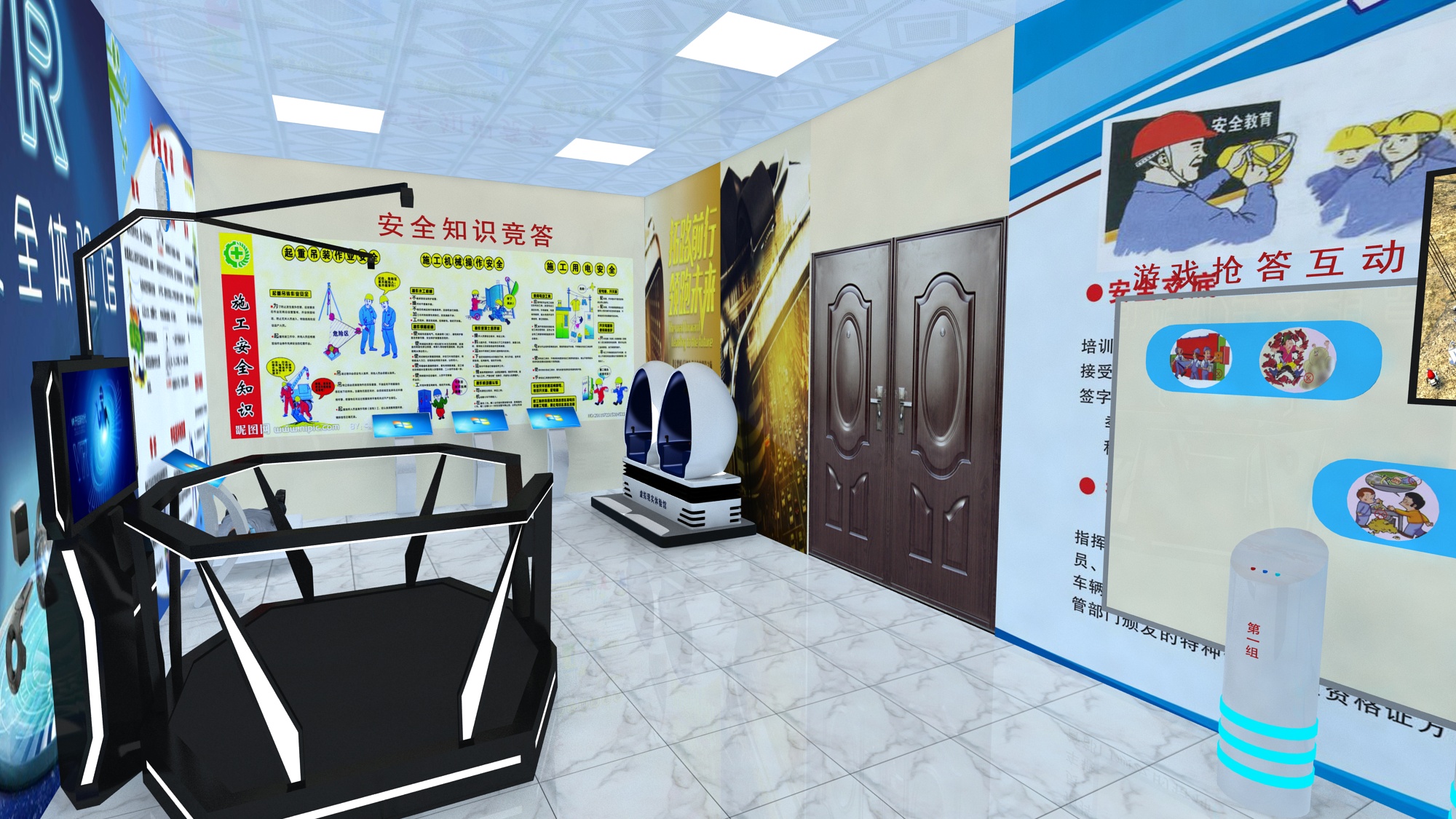 VR技術(shù)帶您進(jìn)入施工的危險(xiǎn)！江蘇建筑企業(yè)在工地施工現(xiàn)場(chǎng)設(shè)立VR安全體驗(yàn)館，引導(dǎo)工人安全生產(chǎn)